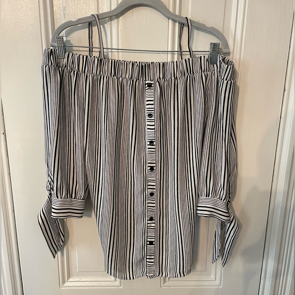 IZ Byer Striped Blouse